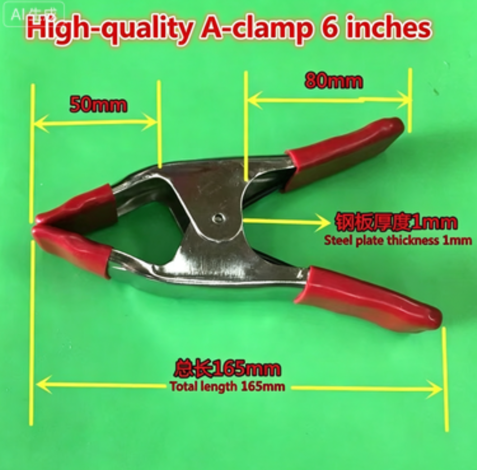 A-frame clamp - ski repair tool