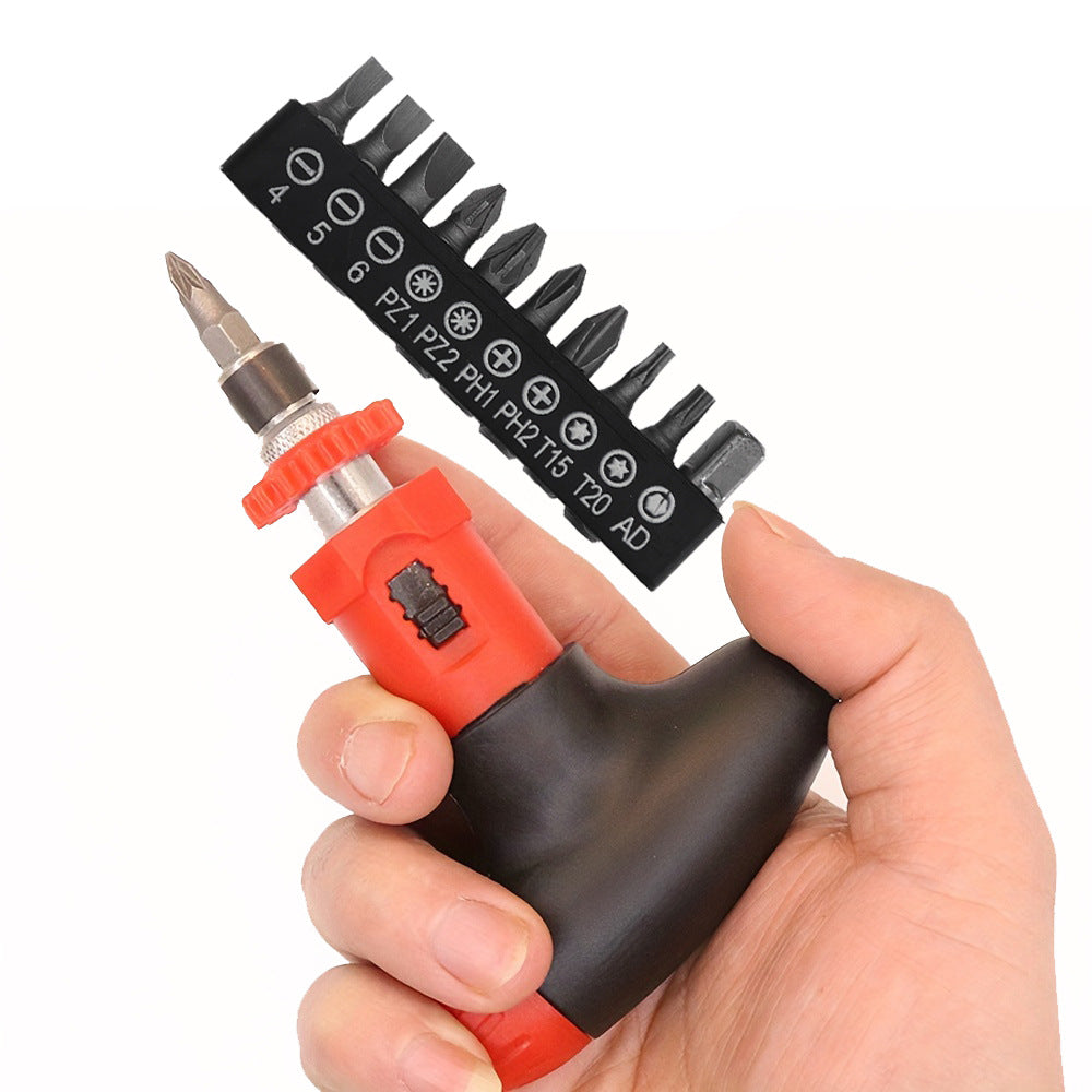 Snowboard T-shaped ratchet screwdriver
